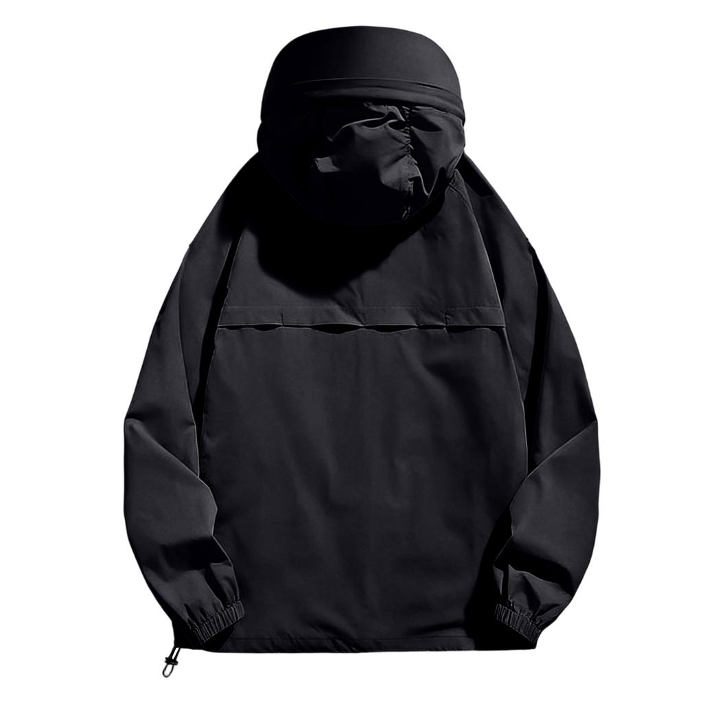 Leichte Damen Outdoorjacke Sommer Schnelltrocknend Atmungsaktiv Lockerer Schnitt Mit Kapuze Reißverschluss Lässig Windjacke