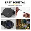 Solar-powered Garden Lights Landscape Yard Decoration Ground-mounted Lamp Flamingo Firework Sunflowers Roses Fireflies Jellyfish