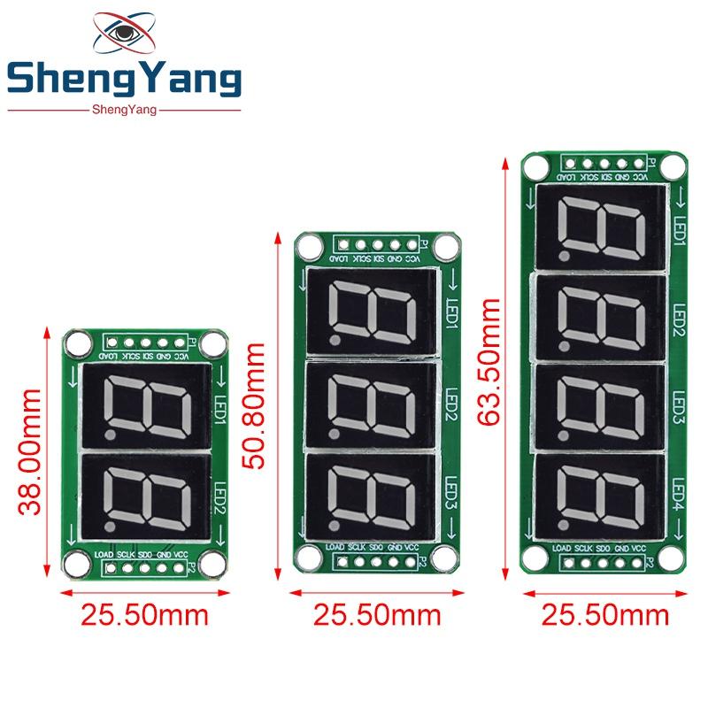 1/3/5PCS TZT Static Drive 2 3 4 Segment Digital Tube LED Display Module 2 Digital 74HC595 Tube 100% New Original For Arduino