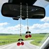 Auto Innen Dekoration Auto Rückspiegel Dekoration Rote Kirsche Hängende Ornamente Für Frauen