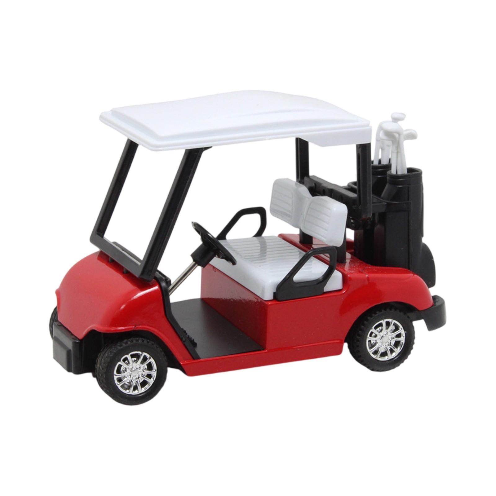 

Литая модель гольф-кара – Инерционная сплавная машинка для детей и коллекционеров One Size красный