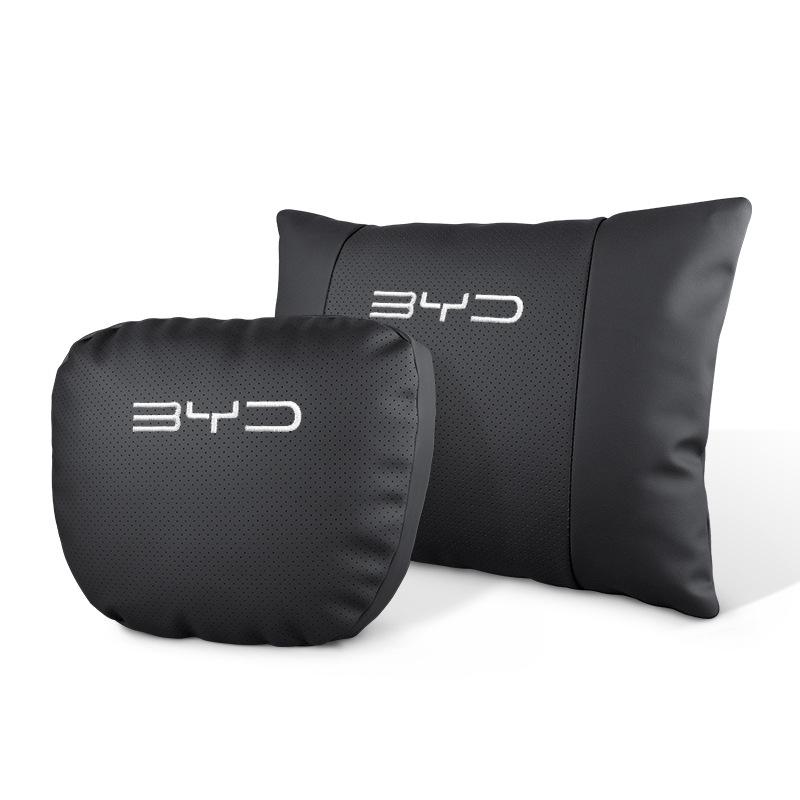 BYD Headrest and Neck Pillow: Compatible with Han, Song Pro, Qin Plus, Song Plus DMI, Tang EV, Yuan Plus, Dolphin Models