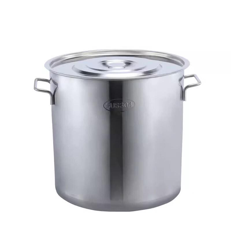 Thickened Stainless Steel Soup Pot with Lid