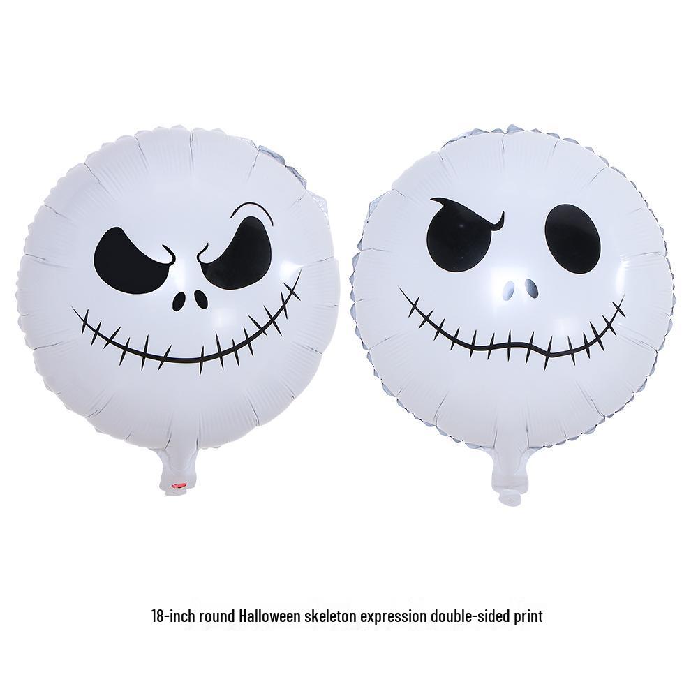 Aluminum Foil Balloons: Halloween Decorations with Ghosts, Skeletons, Pumpkins, and Bats