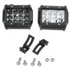 36W Car Work Light Car LED Work Light 1 Pair 4inch 4-Row 36W LED  Working Light Bar Driving Lamp Car Truck Modification