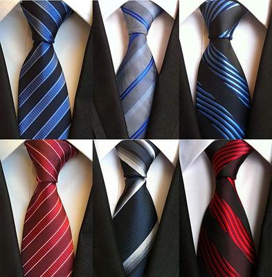 Mendens Necktie 6-piece Set Everyday Business Use Excellent Cost Performance Men Suitable Workplace Casual Formal Occasions Work Graduation Ceremonies