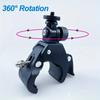 Universal Bike Handlebar Mount Lazy Bracket Durable Holder for Road Mountain Bikes Trolleys Cars for Sports Cameras Speakers