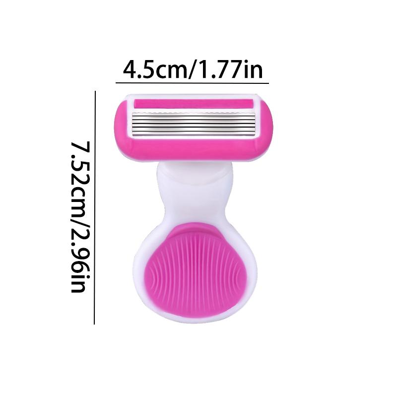 New Women Razor Mini Portable Shave Mane Leg Hair Private Body Manual Razor 6-layer blade Lady Razor With Case