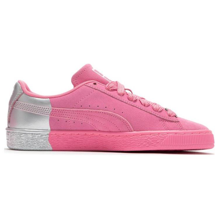 New Puma Suede Pink Silver 398306-04