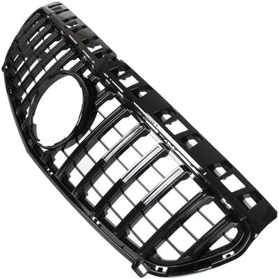 Mercedes A-Klasse W176 12-18 Panamericana Grill Einsatz Zwischen Scheinwerfern, Klavierlack Schwarz