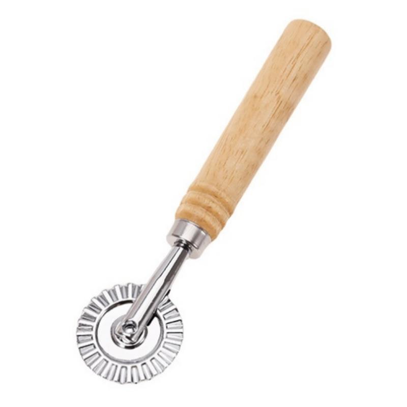 Edelstahl-Knödelprägung, seitlich geprägte Keksform, Handschneidemaschine zum Backen von Gebäckdekorationen, Rollradwerkzeugen