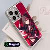 Arknights Zima Silver Plating Magsafe Mobile Phone Case for iPhone 17 16 15 14 13 12 11 Air Pro Max Plus Colorful Cover