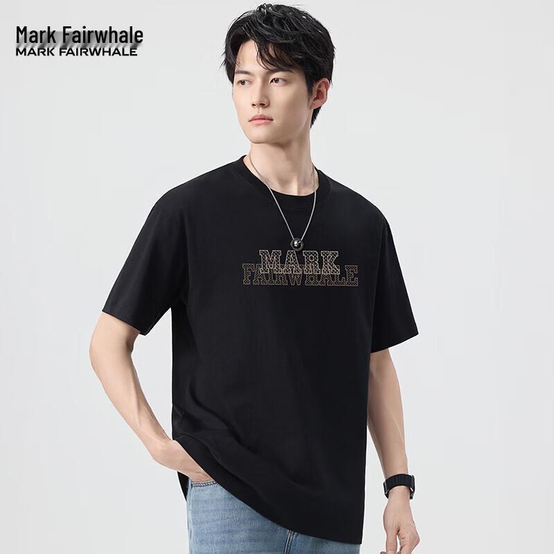 Mark Fairwhale Men's Summer Letter Print Casual T-Shirt