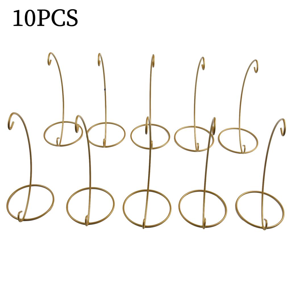 Display Iron Stand Iron Stand Ornament Hanging Display 5/10pcs Ornament Hanging Display Stand Simple Christmas Iron stand