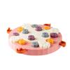 Sakura Slow Feeder: Automatic Bowl & Puzzle Toy for Dogs and Cats