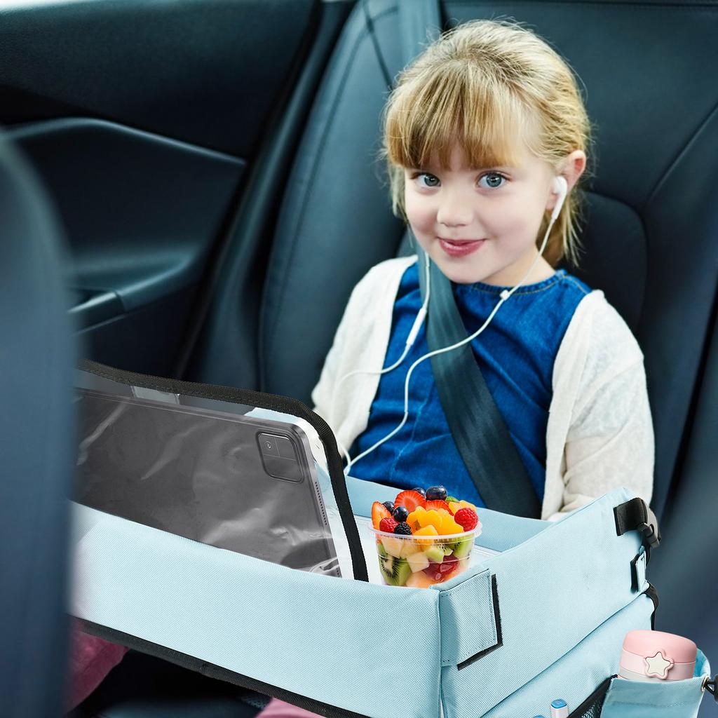 Car Seat Tray Foldable Car Seat Table Practical Airplane Activity Table for Children Boy Girl Portable Toddler Kid Travel Tray