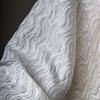 Heavy Embroidery Jacquard Fabric Layer Wave Texture Irregular Relief Pattern Designer Fabric For Diy Coat Jacket Clothing