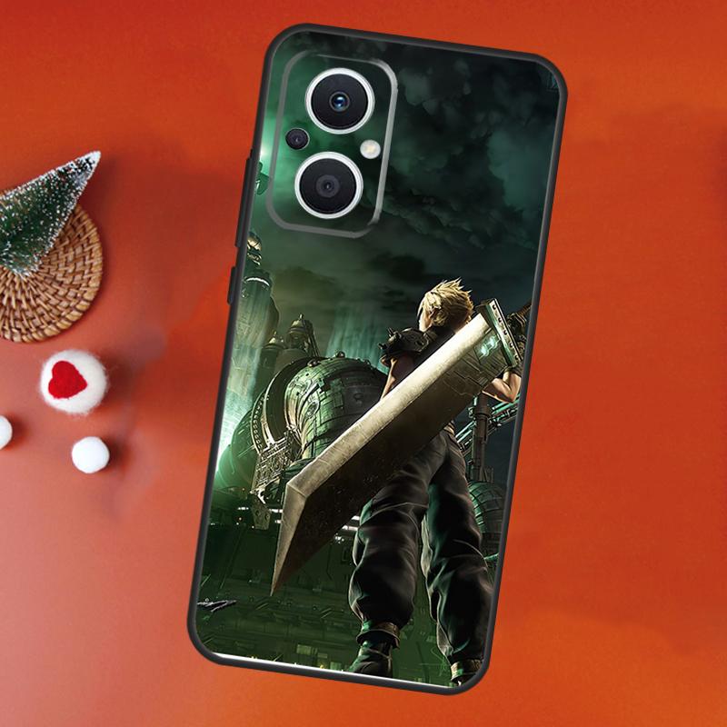 Final Fantasy VII Case For OPPO Find X5 X6 X8 X9 Pro OPPO Reno 8T 7 8 Lite 13F 14F 12F 11F 10 13 14 Pro Cover