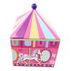 Les Trésors De Lily [N5291] - Pink Multi-colored 'Carousel' Jewelry Box (musical) - 15x13x11 Cm