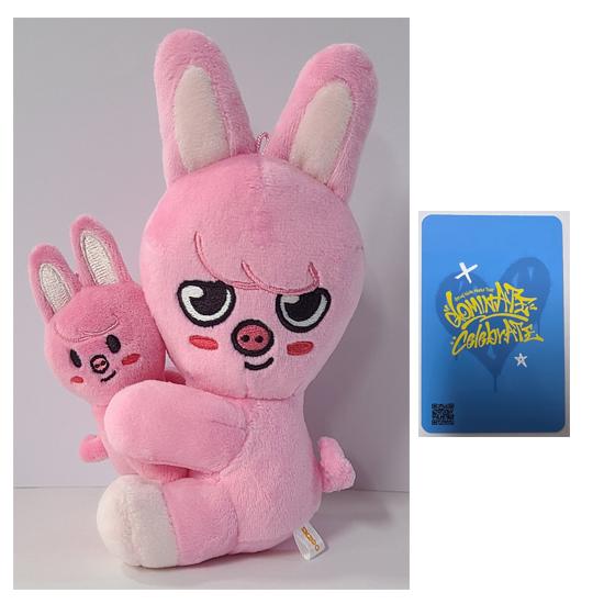 Stray Kids Skzoo Magnet Plüsch Set - celebrATE ( Zufällige Fotokarte von FANS)