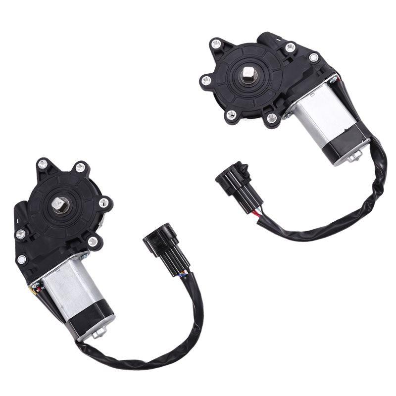 For Tiida Livina Compatible 2Pcs Window Motor Replacement Units-Part Numbers 80730-ZP80A& 80731-ZP80A