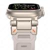 Sports Rubber Band for Apple Watch Ultra 2 1 Band 49mm Series 10 46mm Luxury Wristband for IWatch Series 9 8 7 6 5 4 45mm 44mm