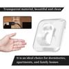 Homeowners Transparent Cable Management Clips Strong Clear Self Adhesive Hooks Mini Lighting Hooks Wall Hang