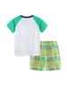 Summer 26 Dinosaur Cartoon Print Boys' Shorts and Shirt Set - Kids' Two-Piece
