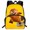 Zaino Scolastico Leggero per Bambini con Cartoni Animati, Zaino a Spalla Doppia con Supporto Ergonomico per la Schiena, Tessuto Oxford, per la 1ª-2ª Elementare