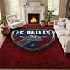 FC Dallas Carpet Door Mat for Living Room or Bedroom Protective Mat Under Chair Office Decoration Christmas Gift Birthday Present