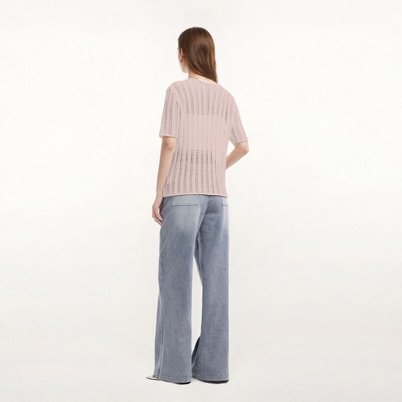Women's Fashion Hollow-Out Knit Top