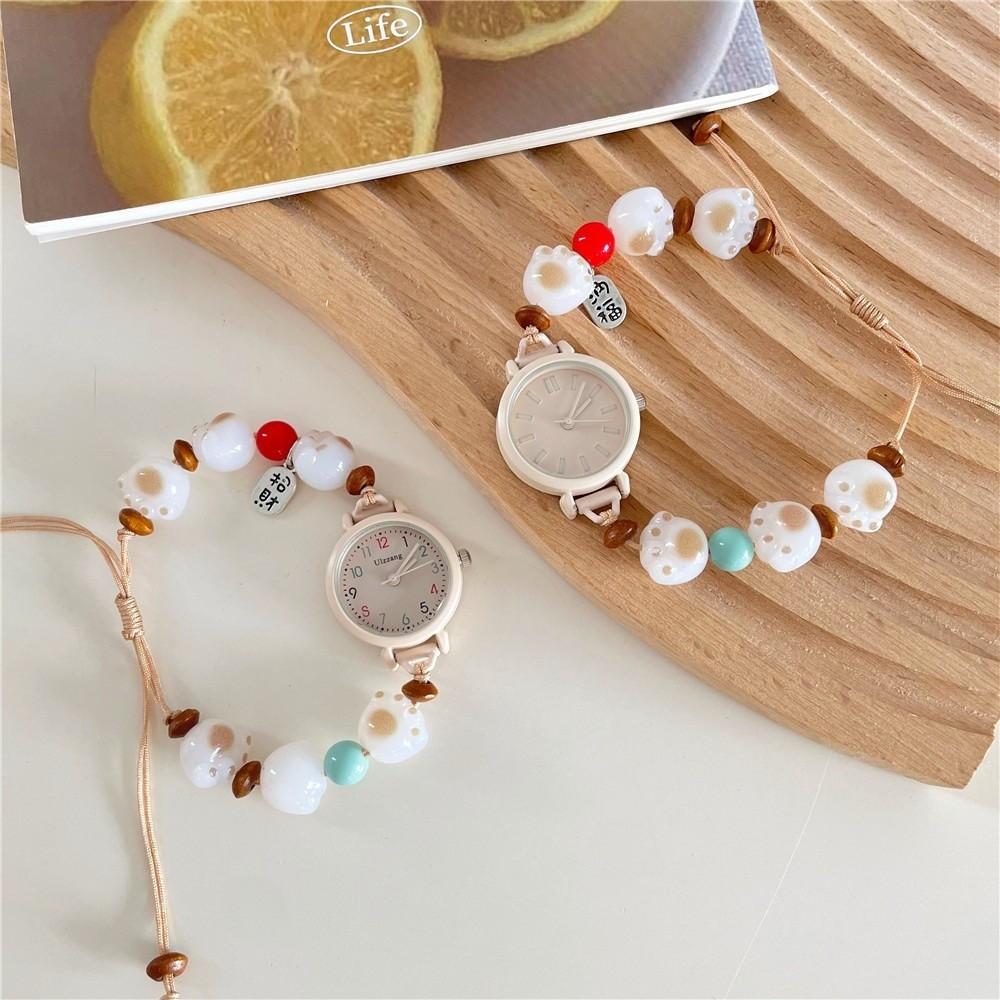 Handgefertigte Kette Armbanduhr Verstellbare Armbanduhren Neues Armbanduhr Damen Mädchen