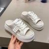 Fashion Flat Sole Multi Color Anti-slip Flip Flops Slippers Ladies Shoes Size 34 Women's Brand Sandals Sneakers Sports Interesting