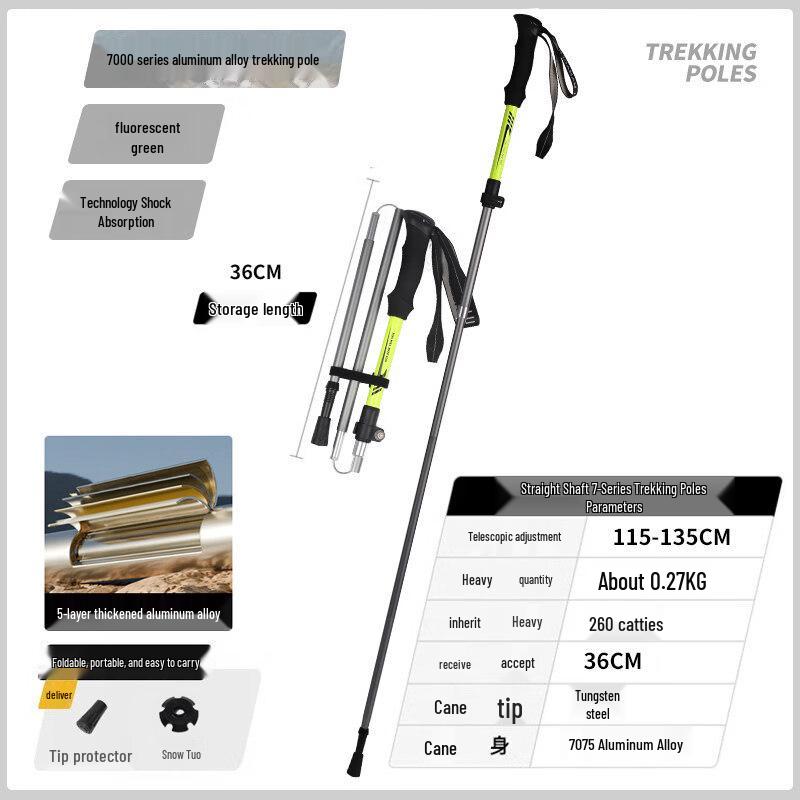 Tiemuyun Carbon Fiber Foldable Trekking Pole