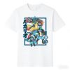 Camiseta de Algodón Puro Estampada de Evolución de Riolu para Hombre y Mujer Colección Primavera/Verano Nueva Moda Camisa de Manga Corta