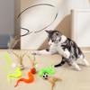 Cat Toys, Camphor Wood Pet Insect-repellent Balls, Feather Cat Toys, Caterpillar Self-entertainment Cat Toys, Pet Toys