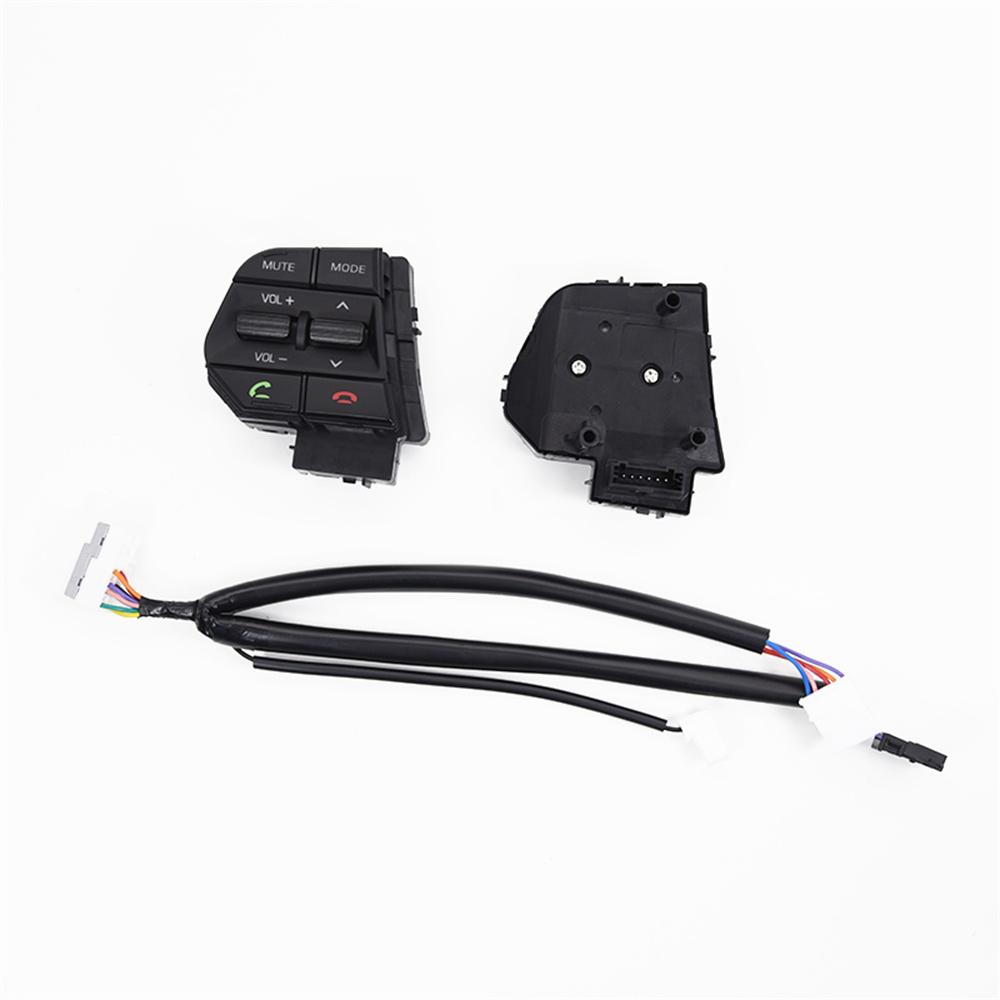 Left Right Steering Wheel Switch w Wire Harness For Hyundai Sonata 2.4 2015 2016