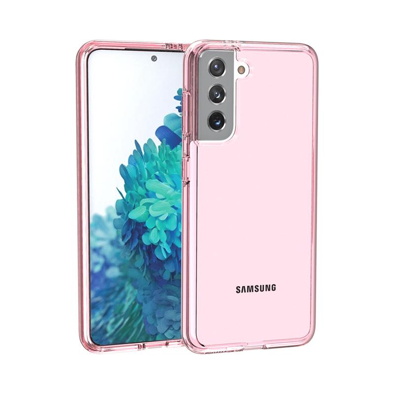 Suitable for Samsung S21 Transparent Mobile Phone Case Tide Brand S21 Terminator Glitter Two-in-one Anti-drop Protective Cover Wholesale