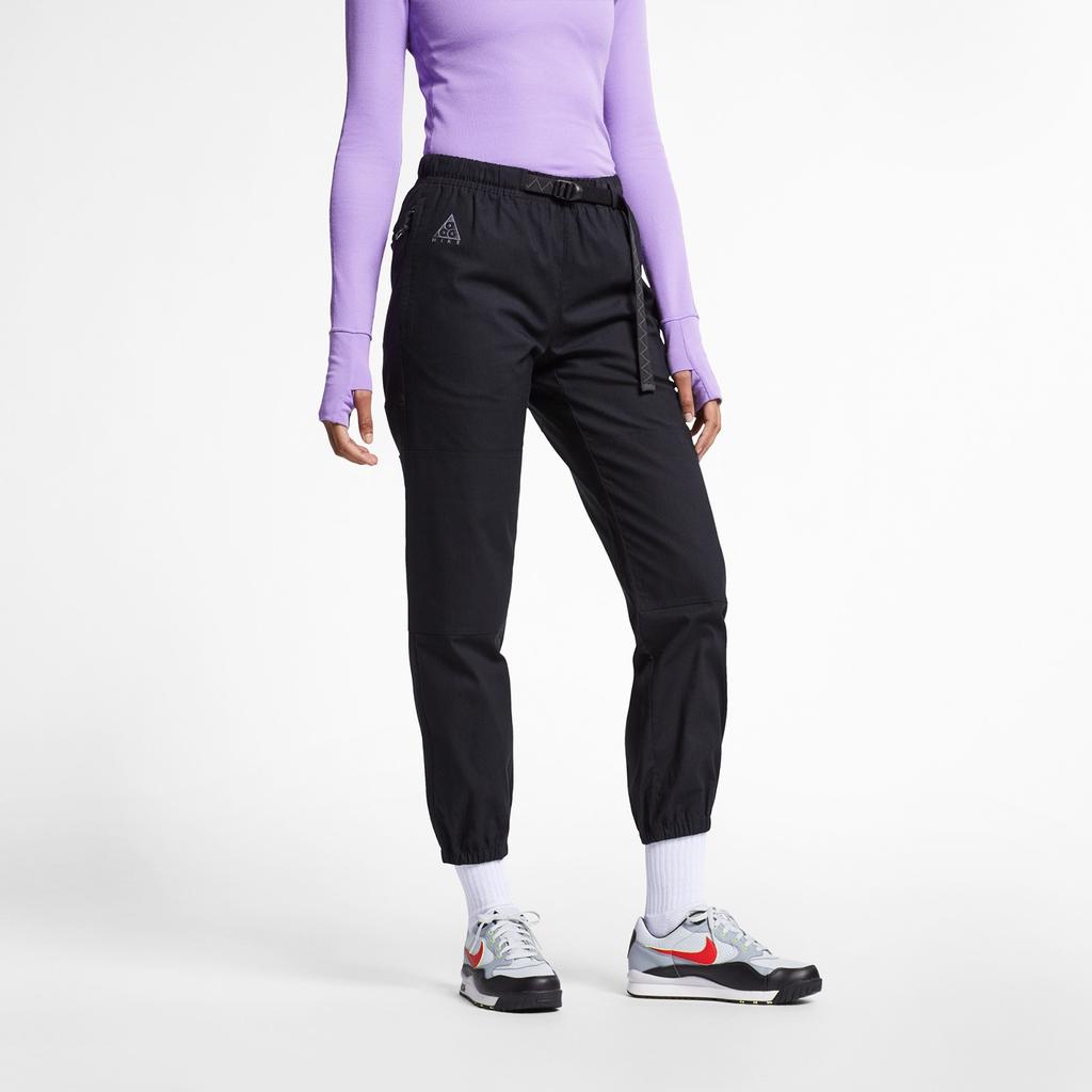 Nike ACG Series Outdoor Mountaineering Adjustable Waist Tapered Trousers Women Bottoms Black CD6801-010