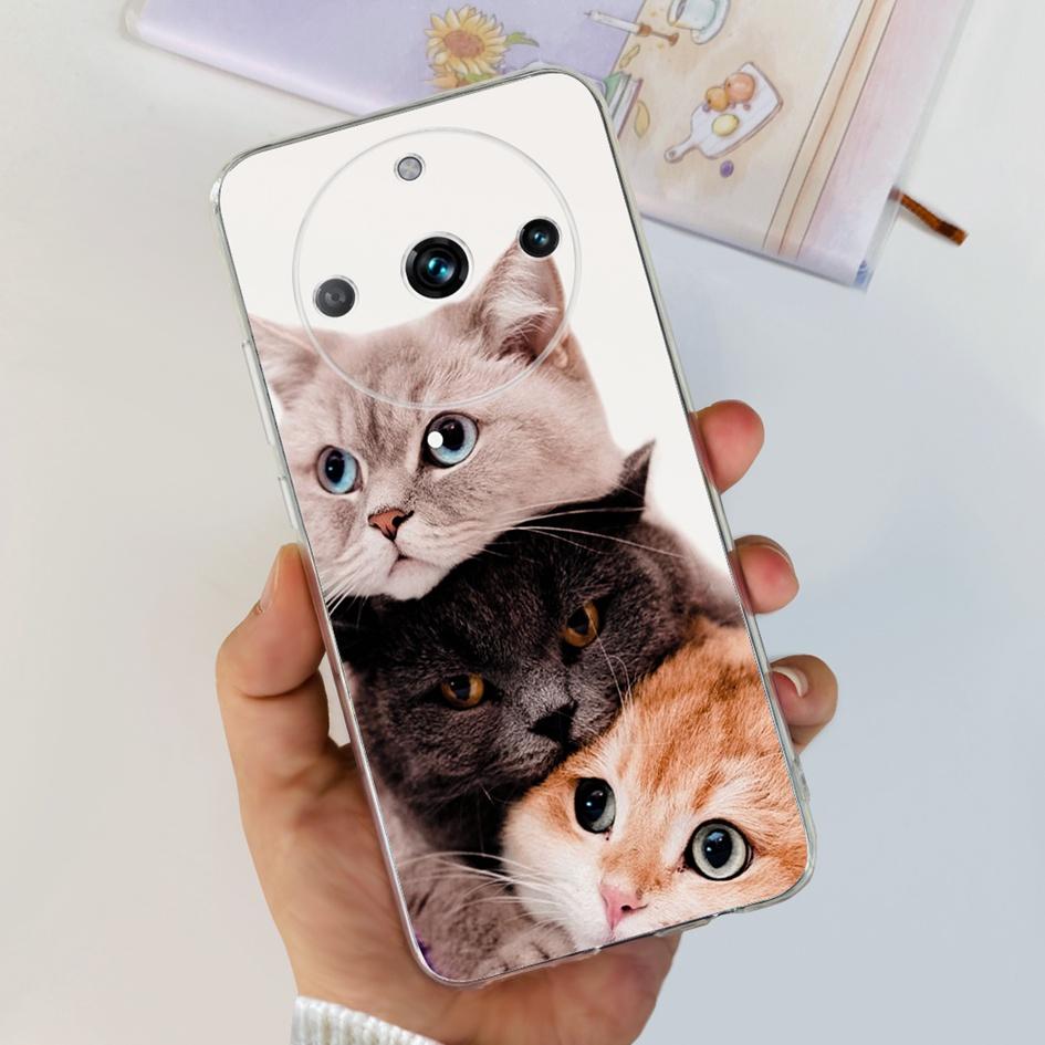Für Realme 11 Pro 5G Hülle Luxus Traumfänger Transparentes TPU Weiche Rückabdeckung Für Realme 11 Pro Plus Stoßstange Realme11 Pro+ Fundas