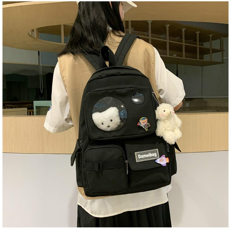 New Cartoon Backpack Student School Bag Leisure Multifunctional Travel Backpack