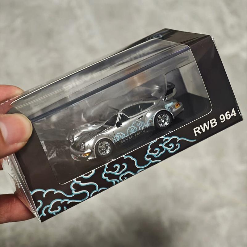 

MOTORHELIX 1:64 RWB 964 New Product Kyushu Exhibition Limited Edition Alloy Car Static Diecast Vehicles Collection Model Car Toy