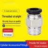Star Pneumatic Push-to-Connect Quick Couplings: PC4, PC6, PC8, PC10 with M5, 01, 02 Threads.