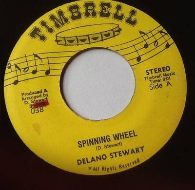 7inch Record WINSON DELANO STEWART - Spinning Wheel 038 Timbrell 1976 US Reggae, Ska & Dub Used