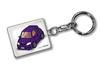 Custom Keychain Honda Civic Type R EK9 White Car Purple [MKJP] Base Color