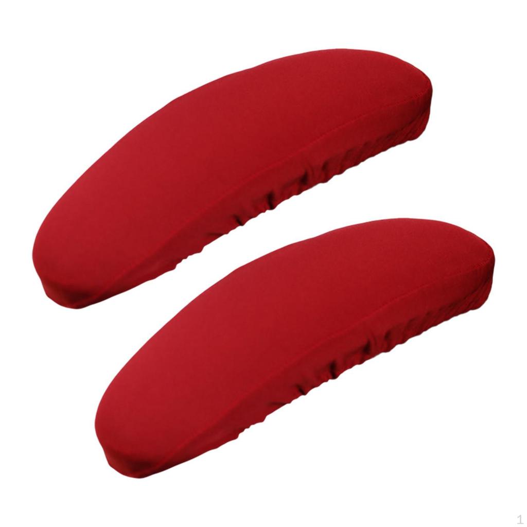 2er-Pack elastische Armlehnenbezüge für Bürostühle, Armlehnenschoner, Komfort