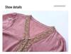 Stylish 2026 Summer Printed Seven-Sleeve Top for Middle-Aged & Elderly Women - Loose Fit, Belly-Covering
