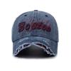 Vintage Men's Baseball Cap Women's Three-Dimensional Letter Embroidered Cap
