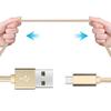 Câble USB Type C, 1M, Pour Téléphone -Nylon Doré