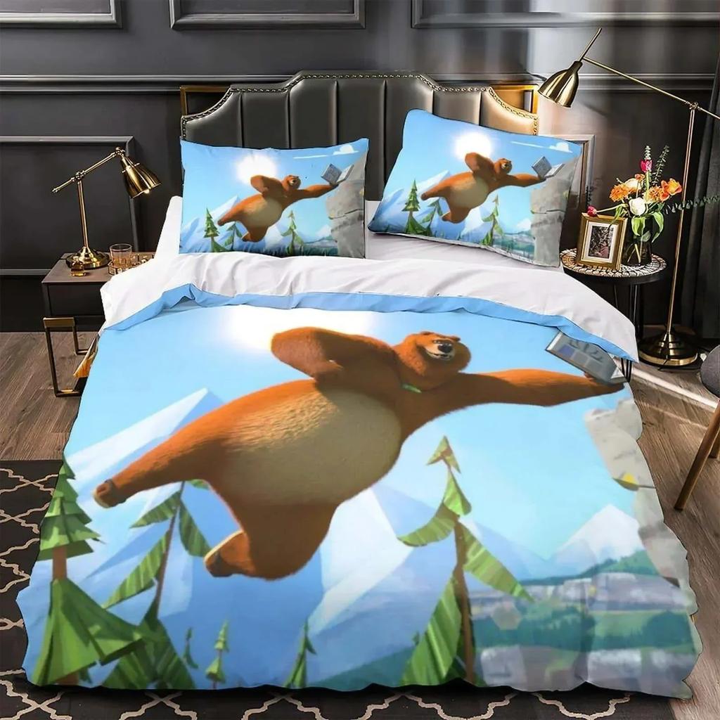 3D Printed Grizzy and the lemmings Bedding Set Single Twin Full Queen King Size Bed Set Adult Kid Bedroom Duvet cover Sets